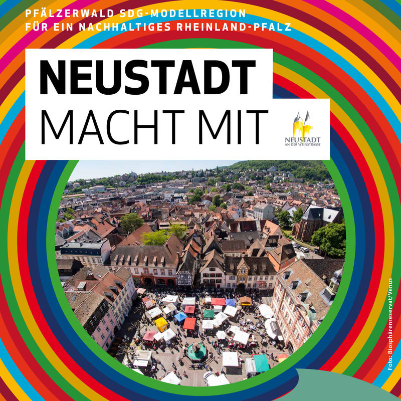 Bild vergrößern: Plakat Pfälzerwald: SDG-Modellregion für ein Nachhaltiges Rheinland-Pfalz