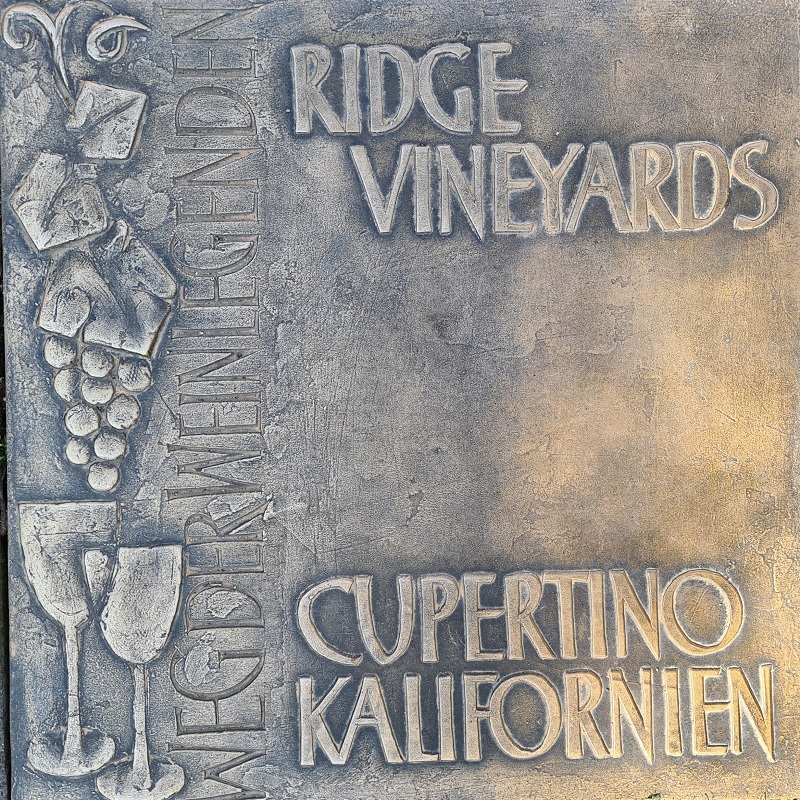 Weg der Weinlegenden: Ridge Vineyards