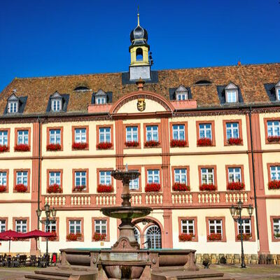 Bild vergr&ouml;&szlig;ern: Das historische Rathaus von Neustadt an der Weinstraße