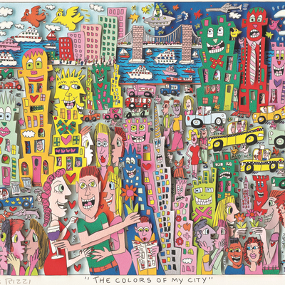James Rizzi "The Colors of my City"