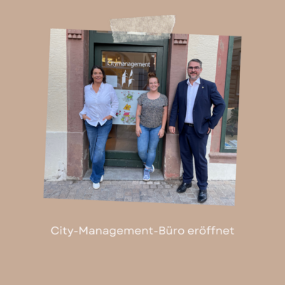 Eröffnung Citymanagement-Büro