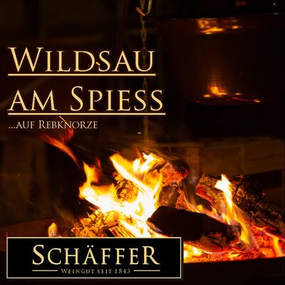Wildsau am Spieß © Andreas Schäffer