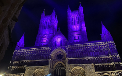 Bild vergrößern: Illuminierte Kathedrale von Lincoln © City of Lincoln