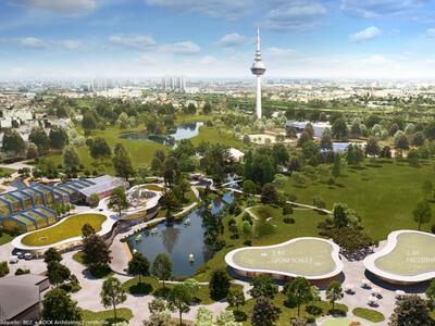 BUGA Mannheim 2023 - Luisenpark © Rendering_BEZ und KOCK Architekten