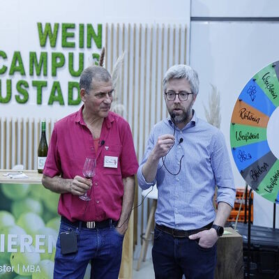 Klaus Rummel und Jochen Schmitt, ©Weincampus Neustadt
