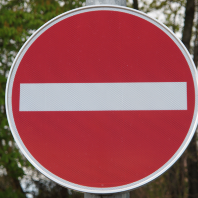 Schild Einfahrt verboten 