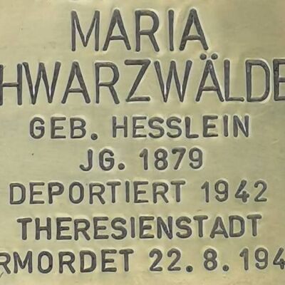 Stolperstein Maria  Schwarzwälder