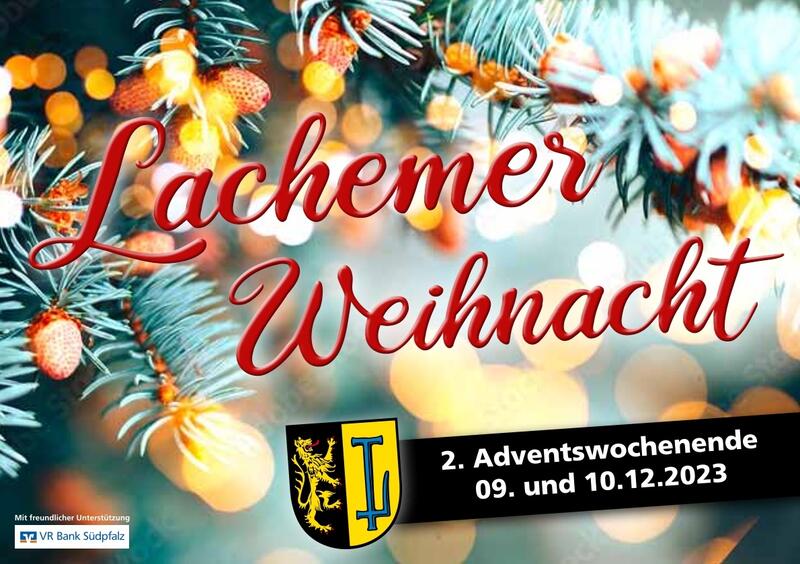 Bild vergrößern: Flyer "Lachemer Weihnacht" 2023 