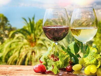 Bild vergr&ouml;&szlig;ern: Weinprinzessin der VG Deidesheim mit Verbandsgemeindebürgermeister Dieter Dörr