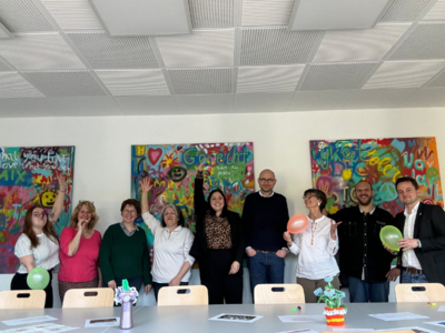 Mitglieder der Demokratie-Projektgruppe.