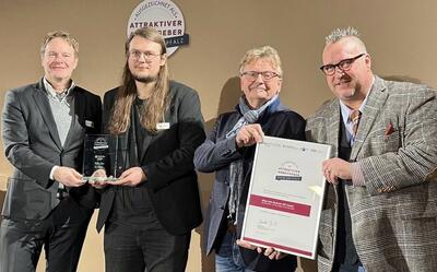 Bild vergr&ouml;&szlig;ern: Preisverleihung Attraktiver Arbeitgeber 2024
