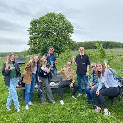 Bild vergr&ouml;&szlig;ern: Geocaching Weinprobe in Mußbach