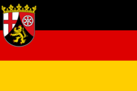 Bild vergr&ouml;&szlig;ern: Rheinland-Pf&auml;lzische Landesfahne seit 1948