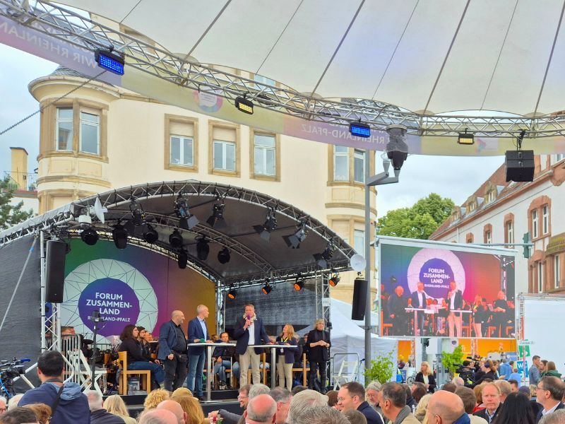 Der Rheinland-Pfalz-Tag 2025 in Neustadt an der Weinstraße © Stadtmarketing Neustadt