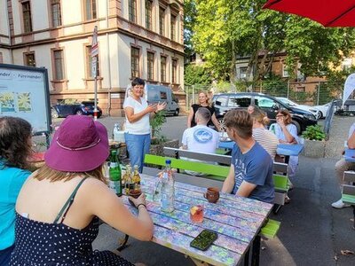 Verabschiedung von Waltraud Blarr beim BNE-Stammtisch
