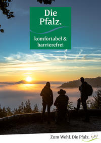 Bild vergrößern: Titel "Die Pfalz komfortabel und barrierefrei"