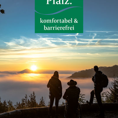 Titel "Die Pfalz komfortabel und barrierefrei"