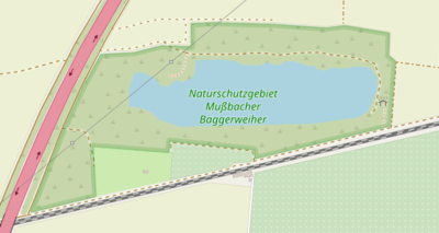 Bild vergrößern: Naturschutzgebiet Mussbacher Baggerweiher