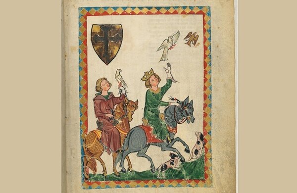Bild vergr&ouml;&szlig;ern: König Konrad und Markgraf Friedrich von Baden