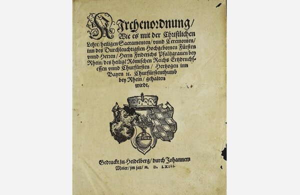 Bild vergr&ouml;&szlig;ern: Kirchenordnung 1563