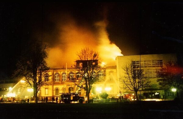 Bild vergr&ouml;&szlig;ern: Saalbau Brand 1980