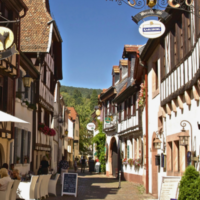 Bild vergr&ouml;&szlig;ern: Die historische Hintergasse in Neustadt an der Weinstraße