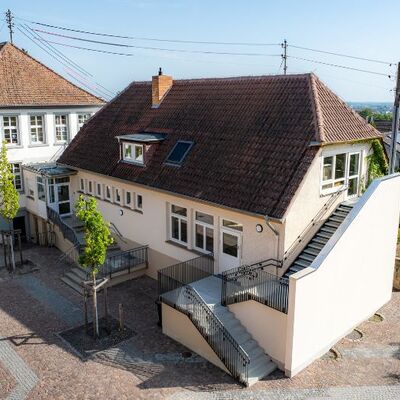 Luftaufnahme der Kindertagesstätte Gimmeldingen