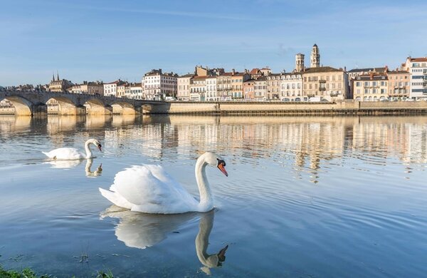 Bild vergrößern: Saone in Macon