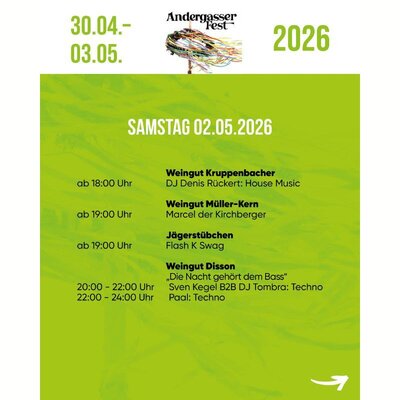 Bild vergrößern: Programm Andergasser 2026