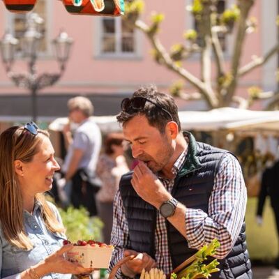 Marktführung auf dem Neustadter Wochenmarkt 