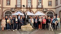 Bild vergr&ouml;&szlig;ern: Kürzlich war eine Nordic-Walking-Gruppe der Seniorensportvereinigung des Mâconnais zu Gast in Neustadt.