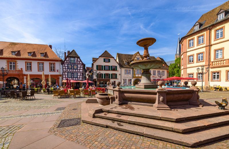 Historischer Marktplatz von Neustadt an der Weinstraße