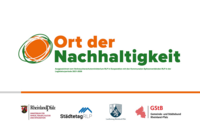 Bild vergr&ouml;&szlig;ern: Zertifikat "Ort der Nachhaltigkeit"