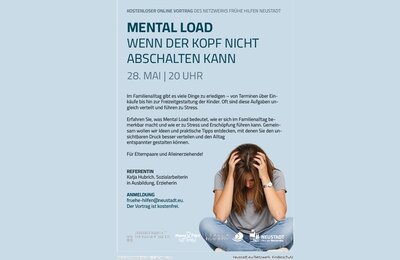 Bild vergr&ouml;&szlig;ern: Frühe Hilfen Onlinevortrag Mental Load