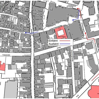 Bild vergr&ouml;&szlig;ern: 240 Bild Umleitung Kellereistraße