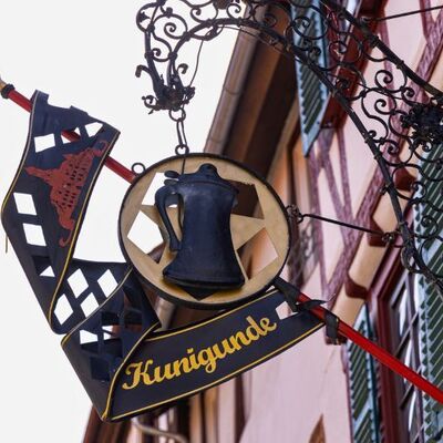 Bild vergr&ouml;&szlig;ern: Fachwerk in der Kunigundengasse