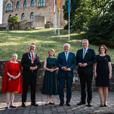 Bild vergr&ouml;&szlig;ern: Festakt zur Verleihung des "Hambacher Freiheitspreises 1832" der Stadt Neustadt an der Weinstraße auf dem Hambacher Schloss am 29.05.2026 © Daniel Löwedey