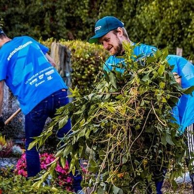 Helfer bei den Freiwilligentagen der Metropolregion Rhein-Neckar