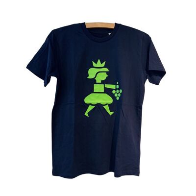 Bild vergr&ouml;&szlig;ern: T-Shirt mit „Ampelkönigin“ blau