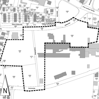 Bild vergr&ouml;&szlig;ern: Bild-Öffentliche Bekanntmachung über die frühzeitige Beteiligung der Öffentlichkeit zum Vorentwurf des Bebauungsplans „Zwischen Stiftstraße und Grainstraße“ im Stadtbezirk 24