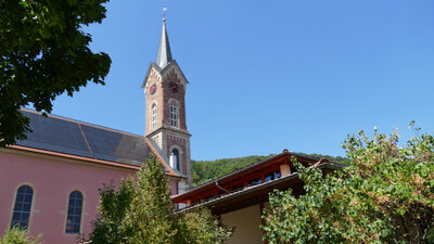 Protestantische Kirche und Pfarrhaus Haardt