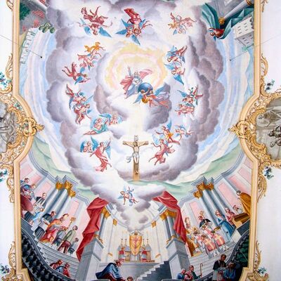 Bild vergr&ouml;&szlig;ern: Deckenmalerei Kirche St. Jakobus