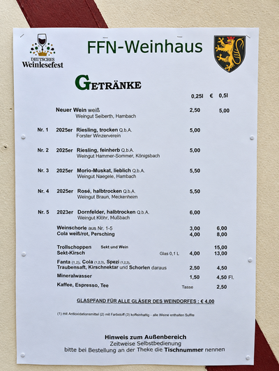 Karte FFN-Weinhaus