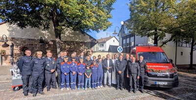 Bild vergr&ouml;&szlig;ern: Die Löschgruppe Geinsheim
