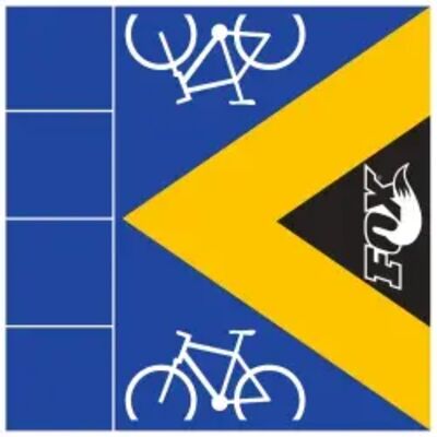 Bild vergr&ouml;&szlig;ern: Moutainbiking - Tourenmarkierung schwarzes Dreieck - schwer